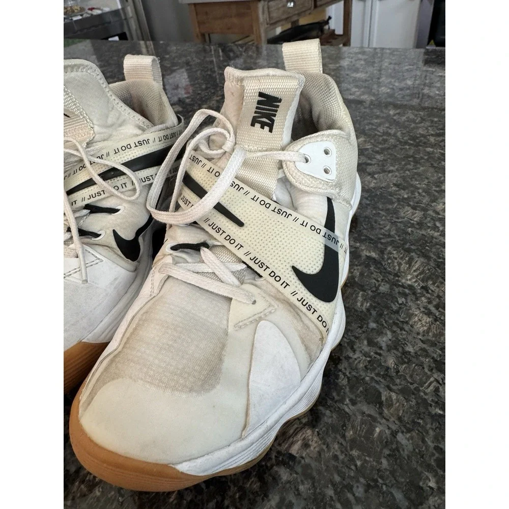 Nike React Hyperset White Black Gum Women's Sz‎ 7.5 Volleyball Shoes CI2956-100